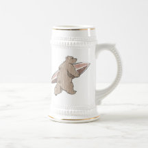 Ours de Brown surfant Mugs À Café
