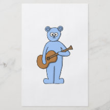 Ours de guitariste prospectus personnalisés