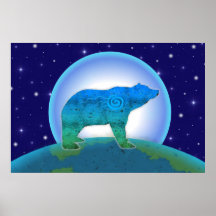 Ours de lune poster
