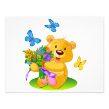 Ours de nounours mignon invitations