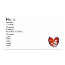 Ours d'infirmière avec le T-shirts et les cadeaux  Cartes De Visite Personnelles