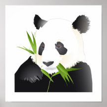 Ours panda affiches