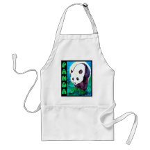 Ours panda tablier