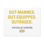 Out-Manned Postcard