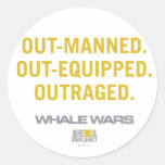 Out-Manned Stickers