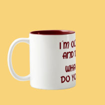 Out of Bed mugs