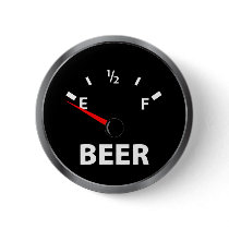 Out of Beer Fuel Gauge