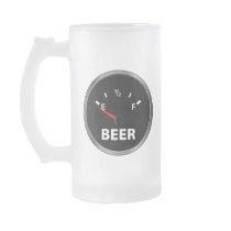 Out of Beer Fuel Gauge Coffee Mugs