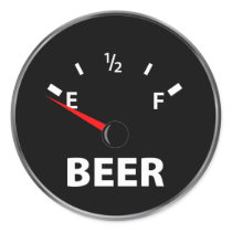 Out of Beer Fuel Gauge