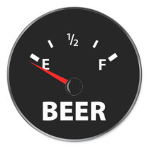 Out of Beer Fuel Gauge