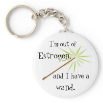 Out of Estrogen Keychain