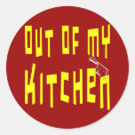 Out of My Kitchen Spicy Saying Stickers