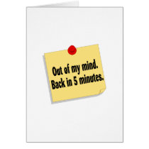 Out Of My Mind Back In 5 Minutes