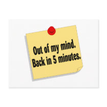 Out Of My Mind Back In 5 Minutes