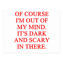 out of my mind post card