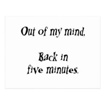 OUT of my mind Postcards