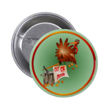 Out Of Order Thanksgiving Button