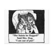 Out of Pie Postcard