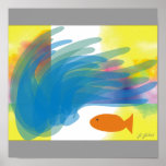 Out of School Fish POSTER