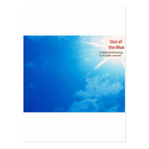 Out of the Blue Post Card
