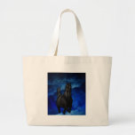 Out of the blue sky tote bag