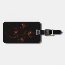 Out of the Dark Abstract Art Address Tags For Bags