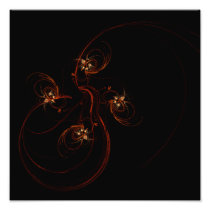 Out of the Dark Abstract Art Photo Print