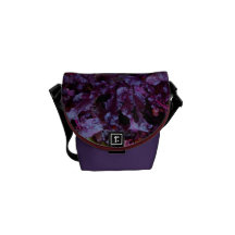 OUT OF THE GARDEN MINI TOTE, FRESH VIOLET LEAVES COMMUTER BAG