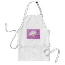 Out of the Mist - pink roses Apron
