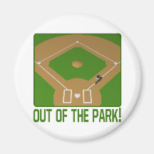Out Of The Park Refrigerator Magnets