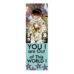 OUT OF THIS WORLD BOOK MARK - BOOKMARK business cards