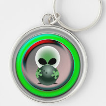 Out of this World Bowler Keychain