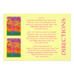 'Out Of Town Guest DIRECTIONS' Card (small rec) Custom Invitations