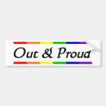 Out & Proud Bumper Sticker