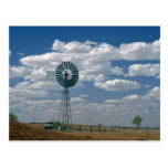Outback windmill, South Australia Post Card