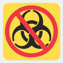 Outbreak Eradication Symbol Stickers