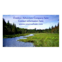 Outdoor Adventure Template Business Cards
