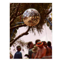 Outdoor Disco Postcard