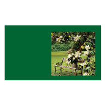 OUTDOOR FLORAL DESIGNER BUSINESS CARD business cards