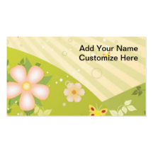 Outdoor Garden Business Cards