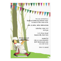 Outdoor Rehearsal Dinner Party Invitation