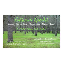 Outdoorsmen Card Business Card