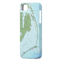 Outer Bank Map iPhone 5 Case