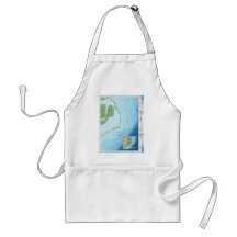 Outer Banks Map Aprons
