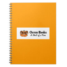 Outer Banks NC Crab Spiral Note Book