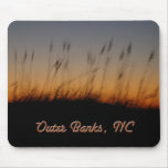 Outer Banks NC Sea Oats and Dunes at Sunset Mouse Pad