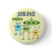 Outer Space Aliens Pins