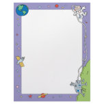 Outer Space Astronaut Letterhead
