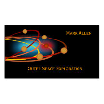 Outer Space Exploration Business Card