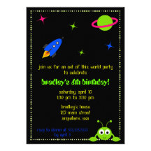 Outer Space Invitation